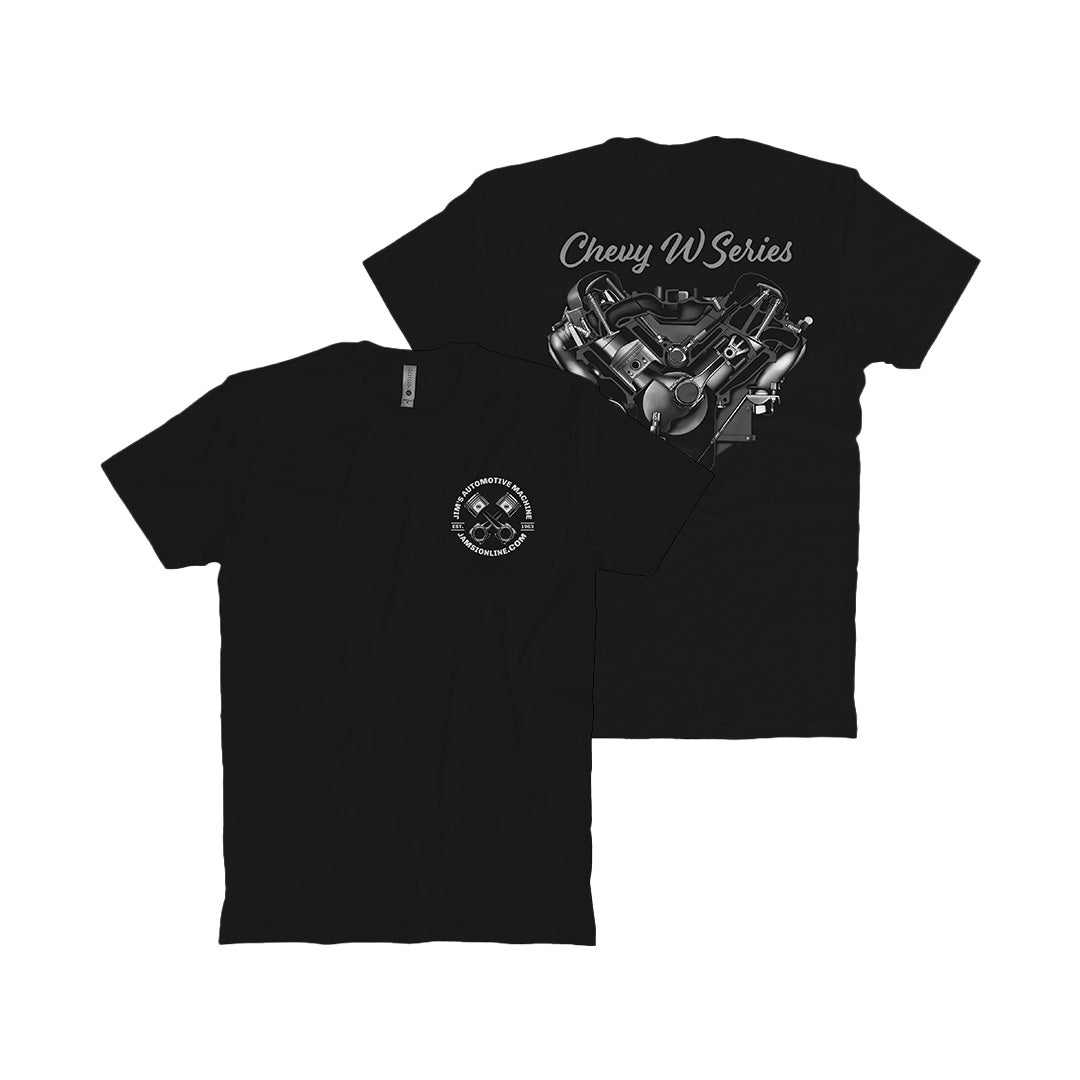 W Series T-Shirt – Jim's Automotive Machine Shop, Inc.